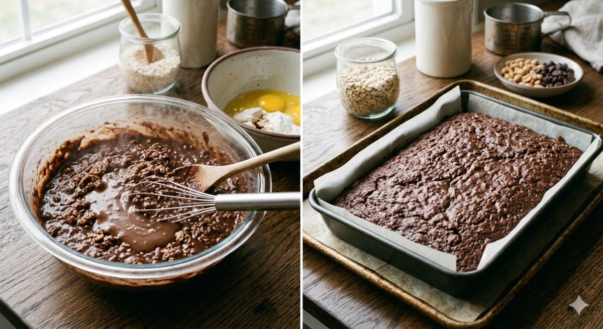 Chocolate Oatmeal Cake