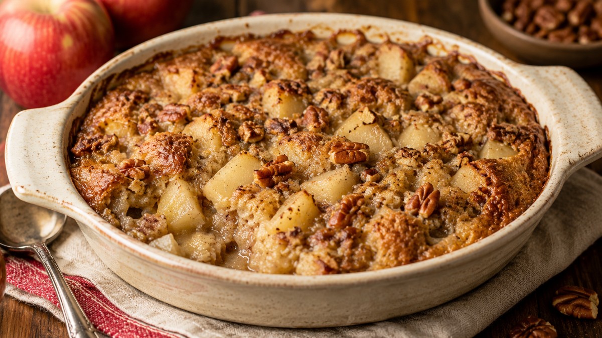 Apple Nut Pudding