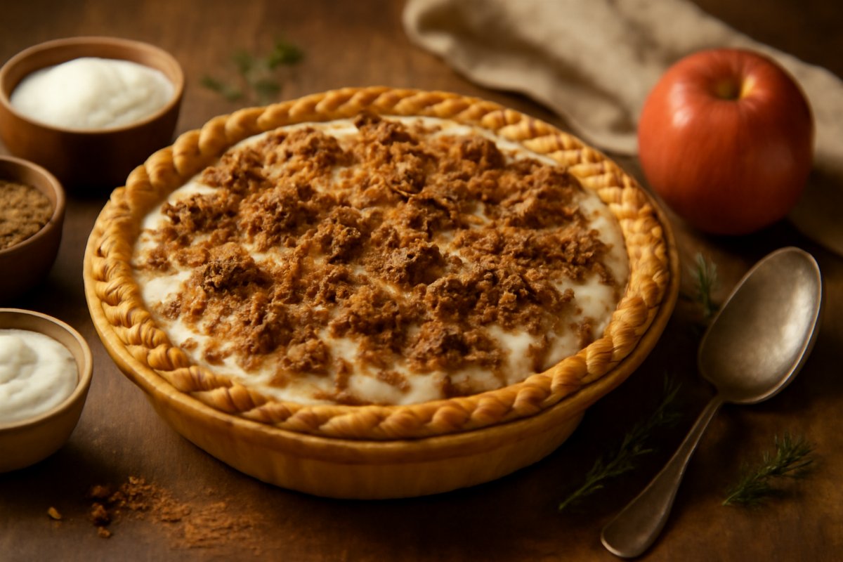 Sour Cream Apple Pie