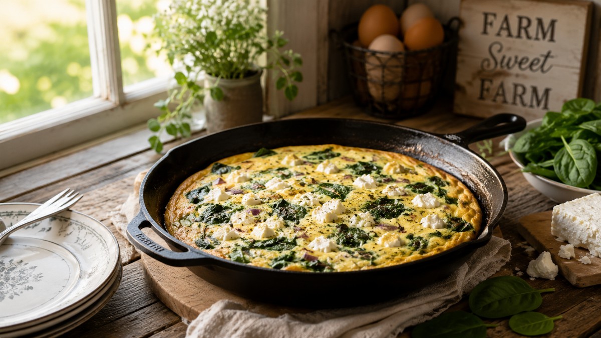 Spinach & Feta Frittata