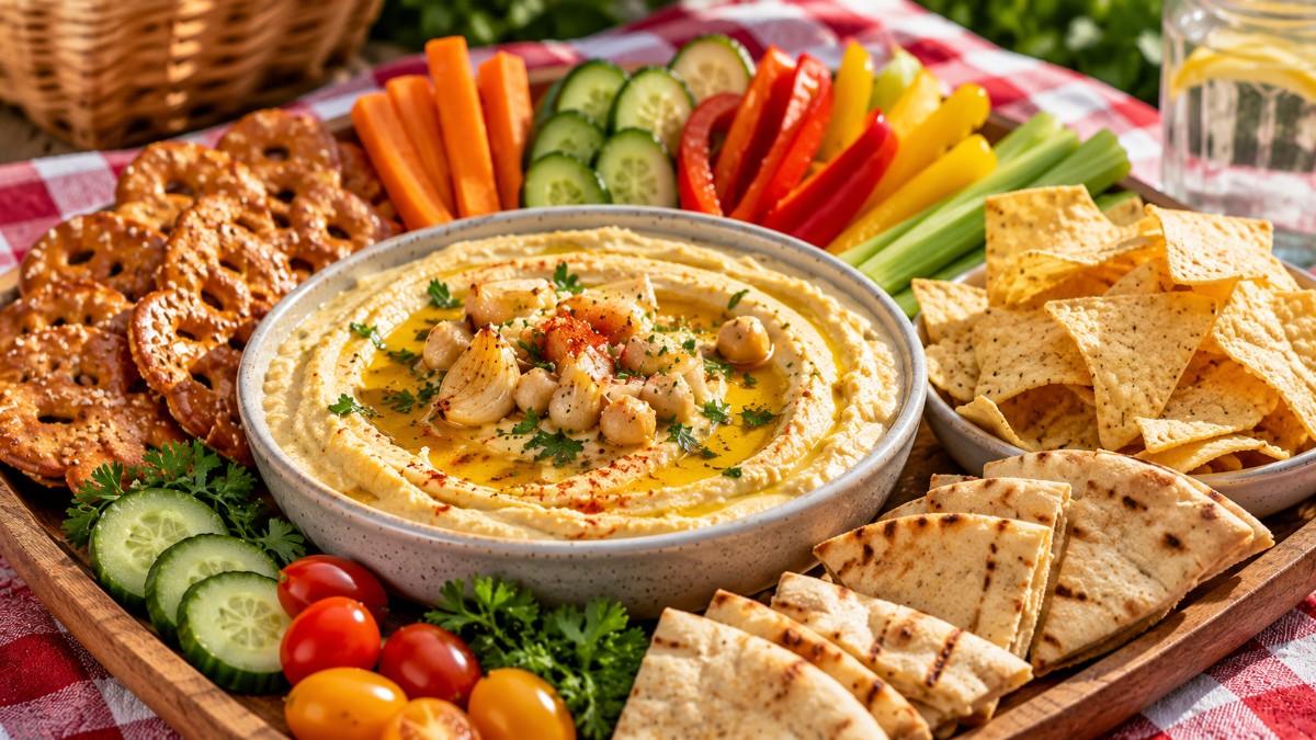Roasted Garlic Hummus