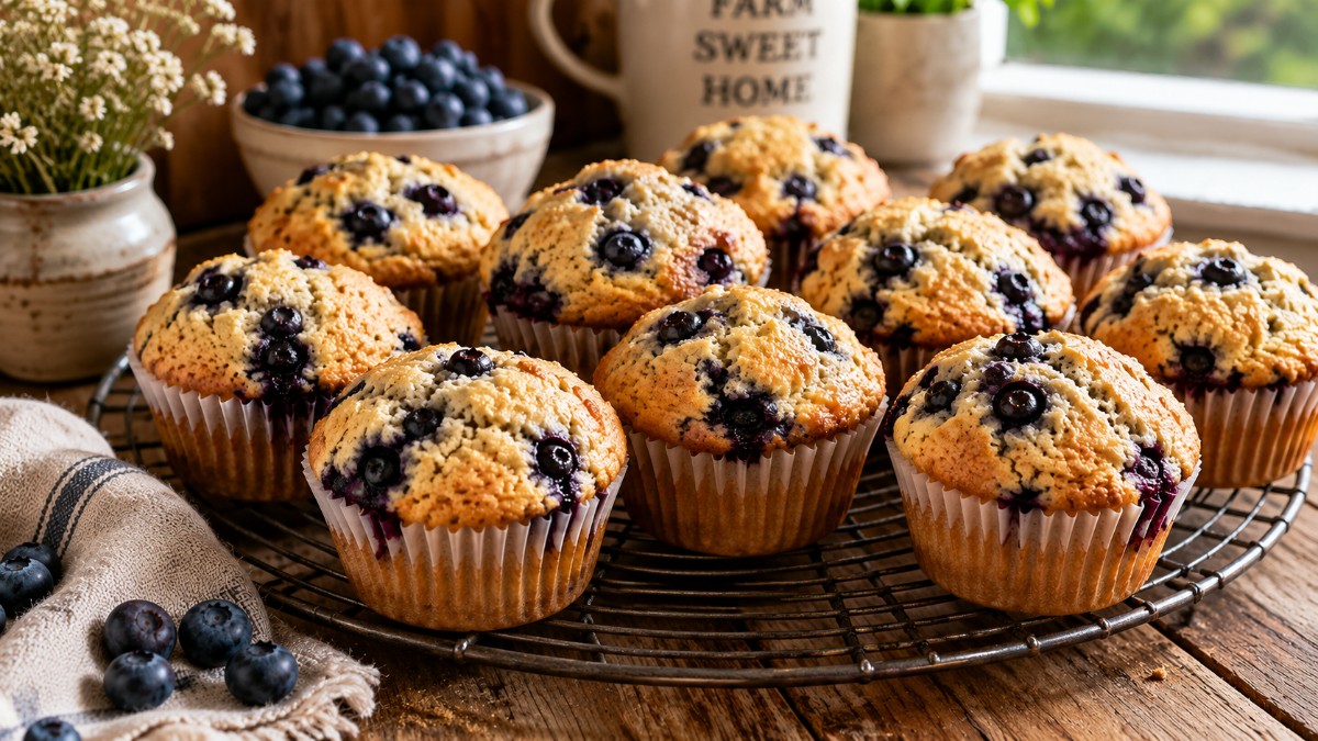 Protein Blueberry Muffins