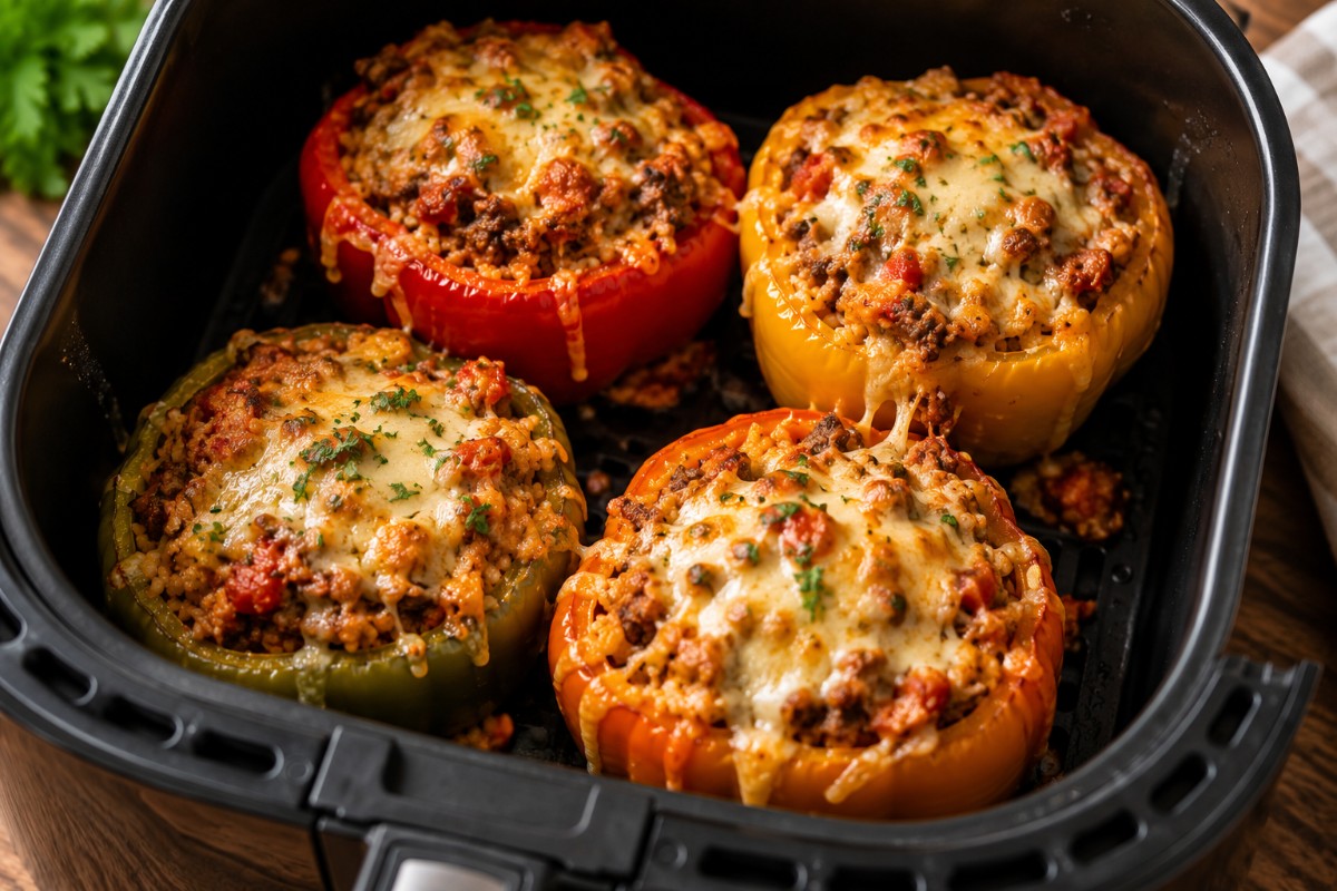 Stuffed Bell Peppers (Air Fryer)