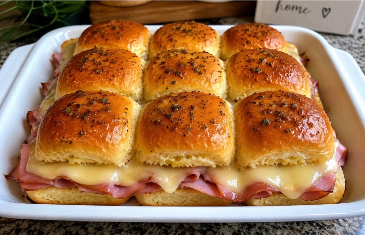 Hawaiian ham and cheese sliders