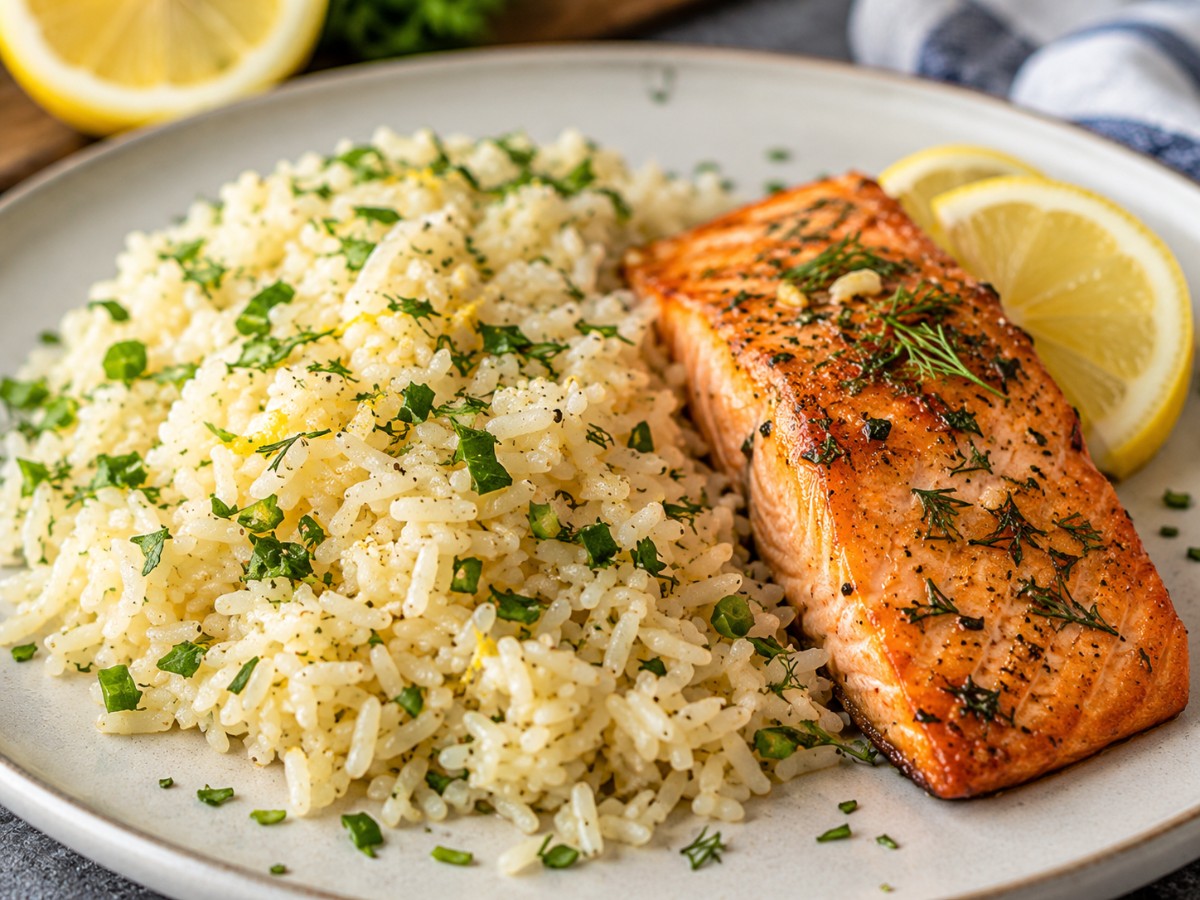 Lemon Herb Garlic Rice