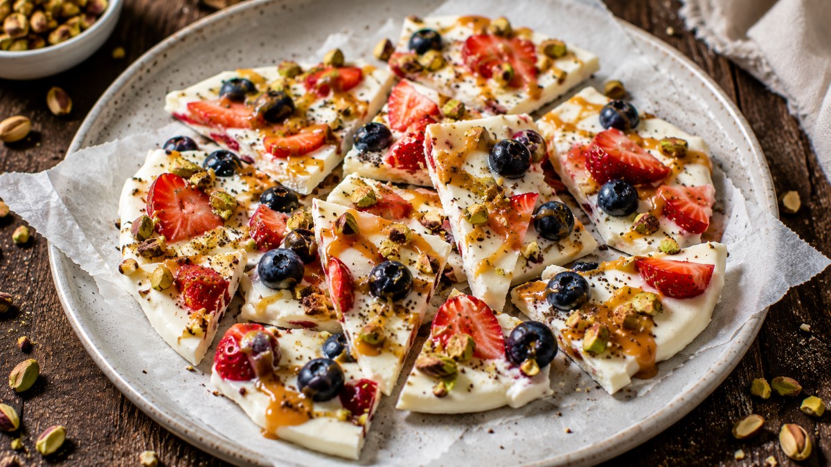 Greek Yogurt Berry Bark