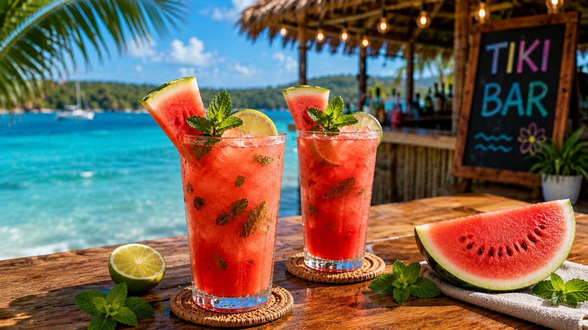 Watermelon Mojito Mocktail