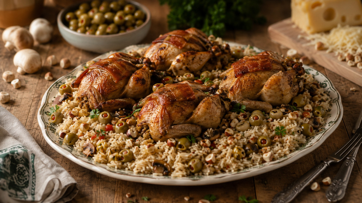 Spanish-Roasted Game Hens