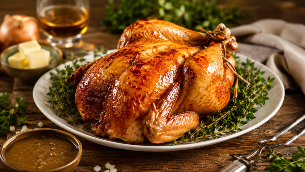 Glazed Roast Chicken