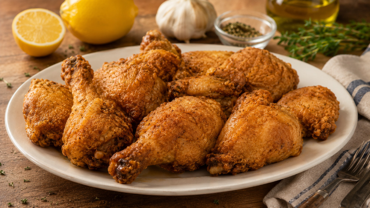Lemon-Fried Chicken