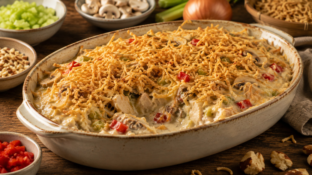 Chicken-Brazil Nut Casserole