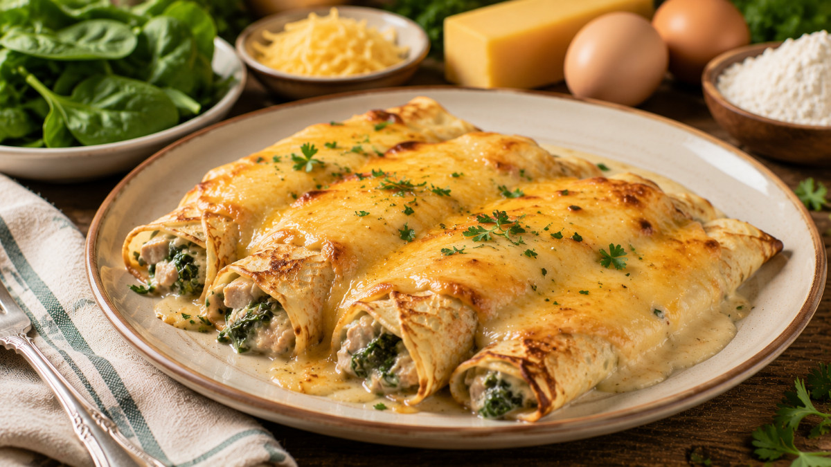 Crepes Florentine