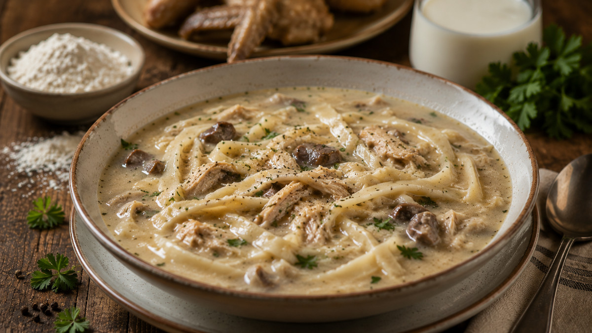 Thrifty Chicken and Dumplings