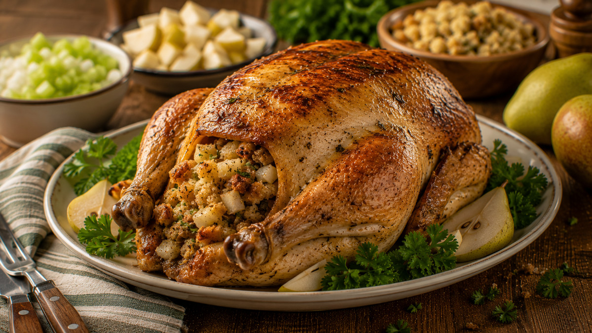 Pear-Stuffed Chicken