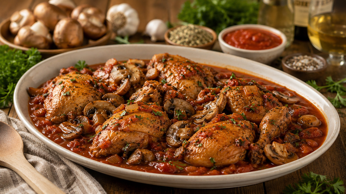 California Chicken Cacciatore