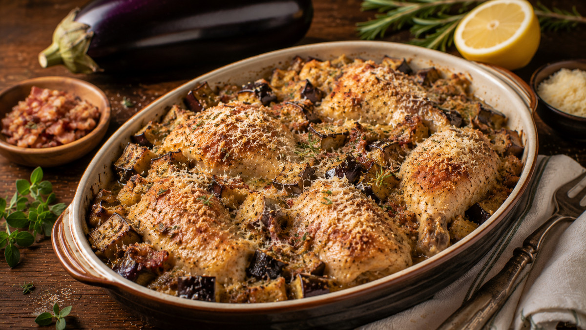 Chicken and Eggplant