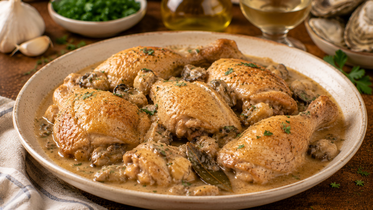 Chicken with Oysters