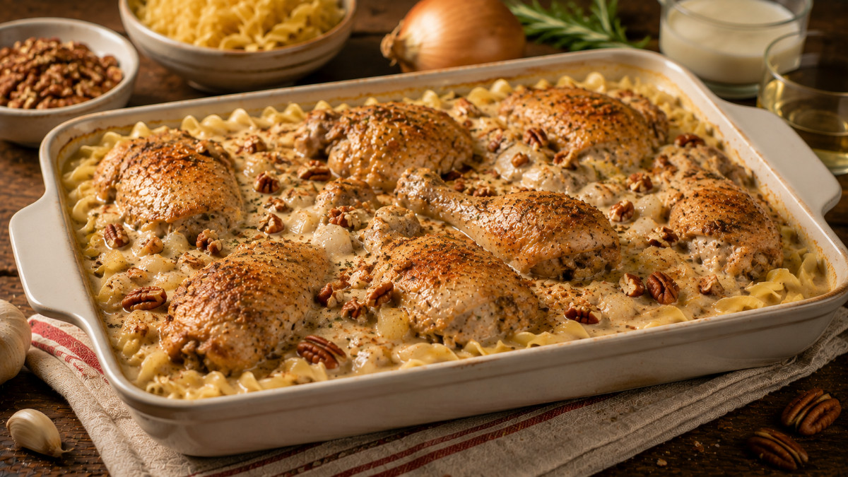 Chicken in Pecan Sauce
