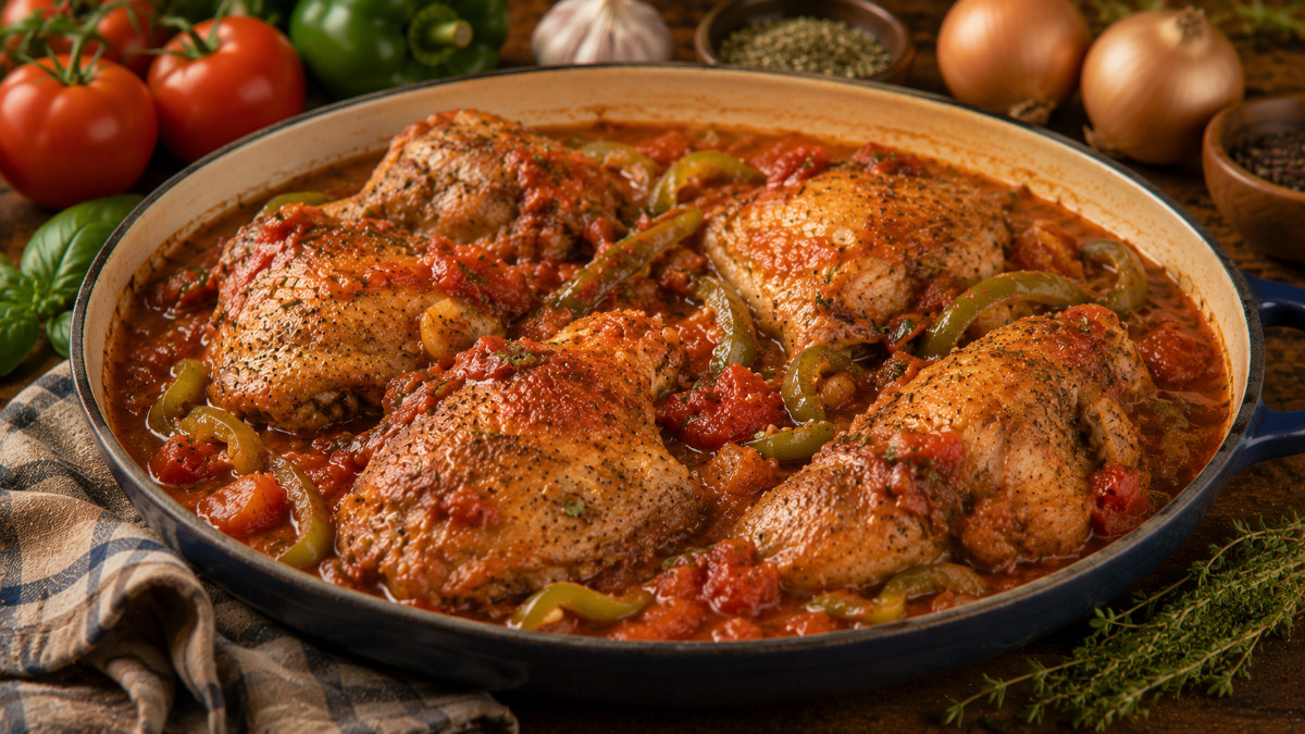 Favorite Chicken Cacciatore
