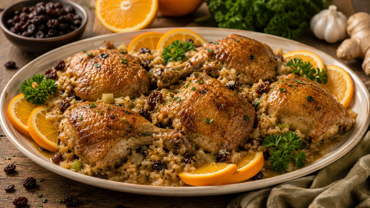 Glorified Orange-Baked Chicken