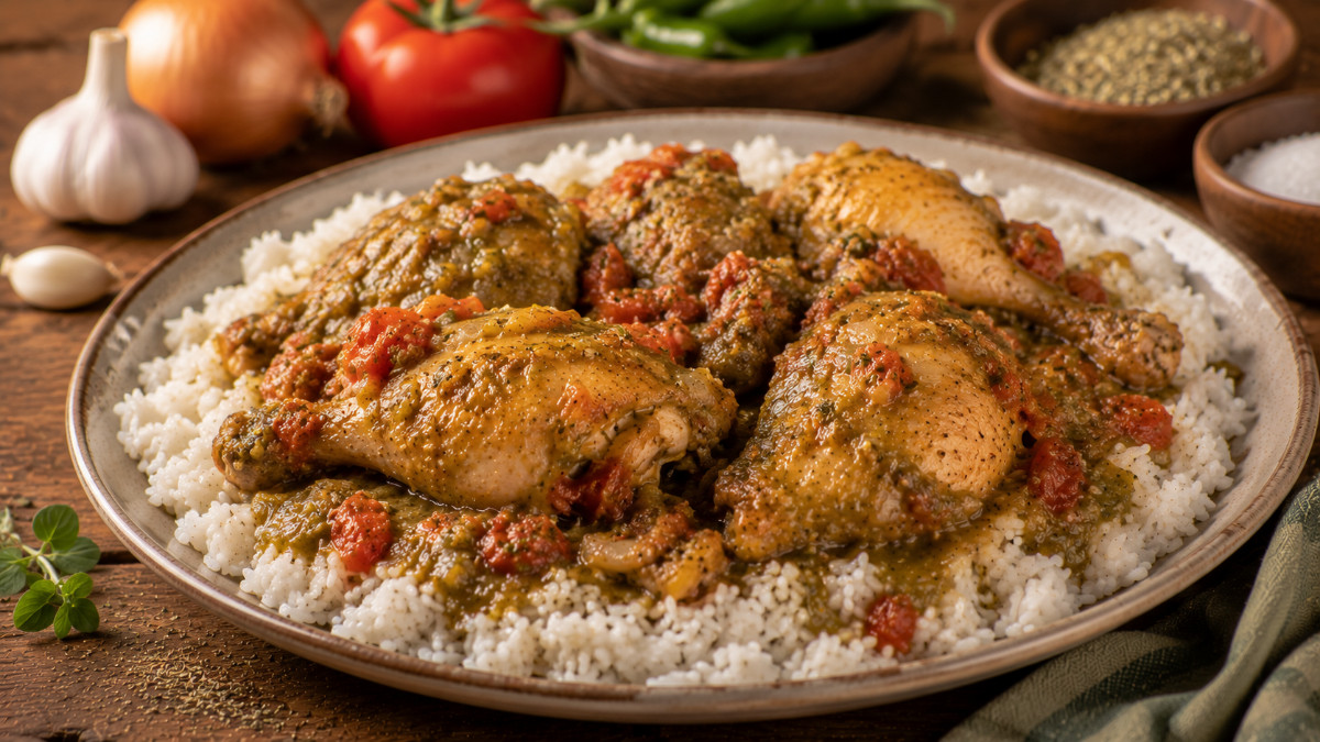 Green Chilies with Chicken