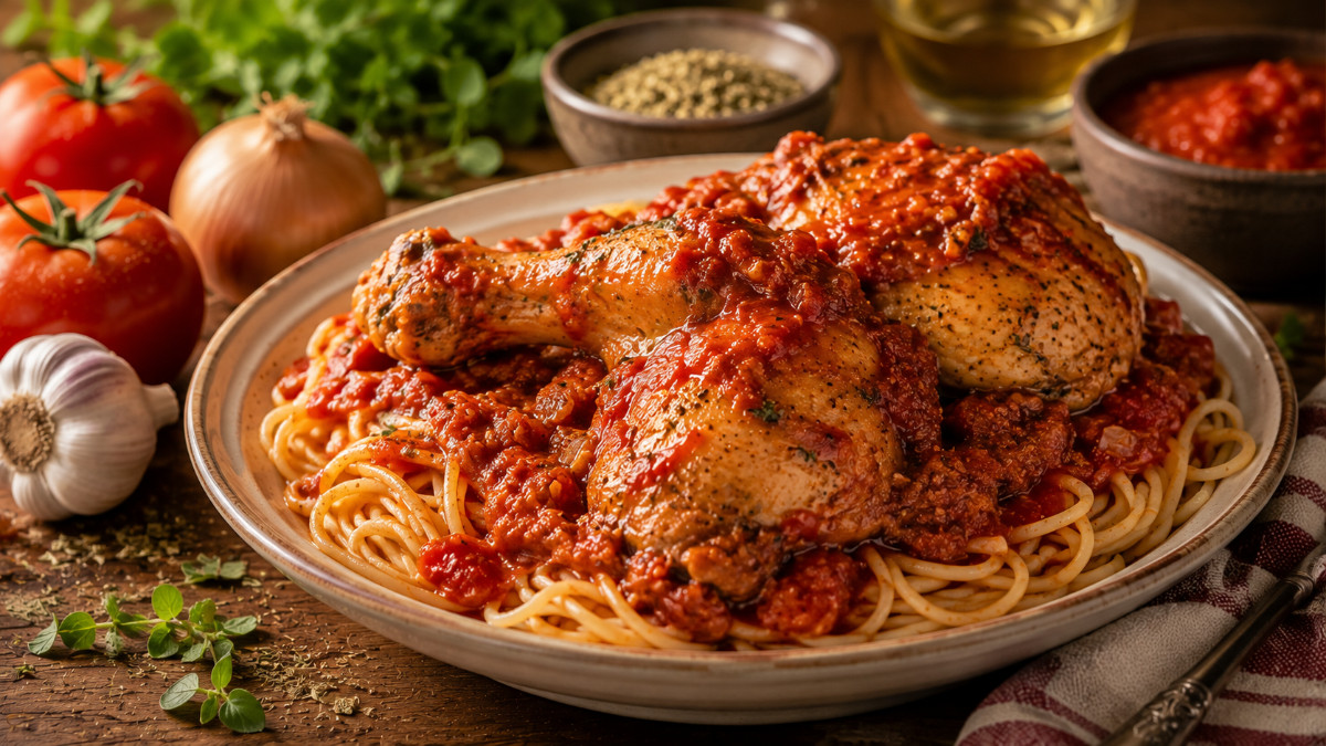 Italian-Style Chicken Cacciatore