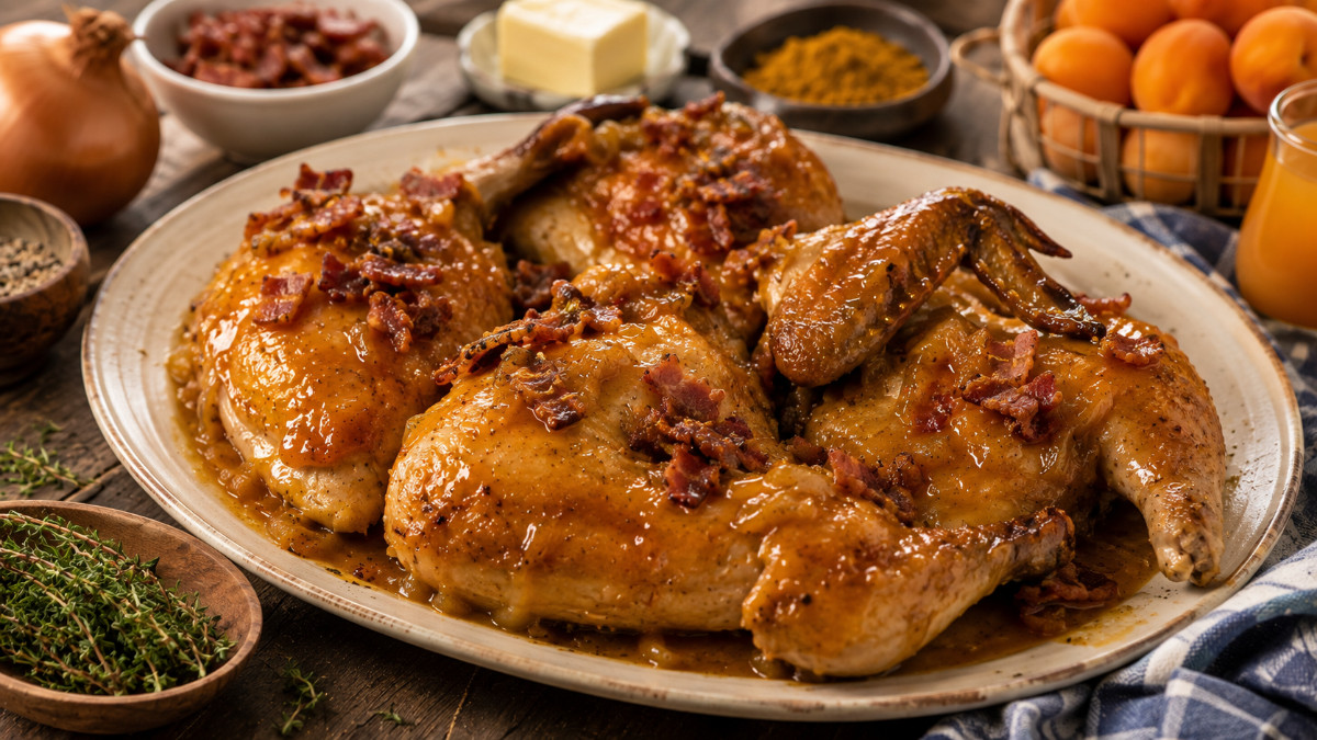 Glazed Fried Chicken