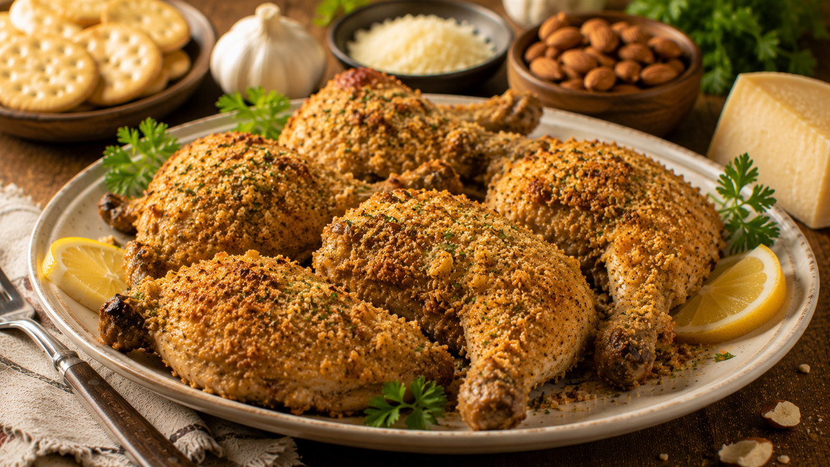 Parmesan Oven-Fried Chicken