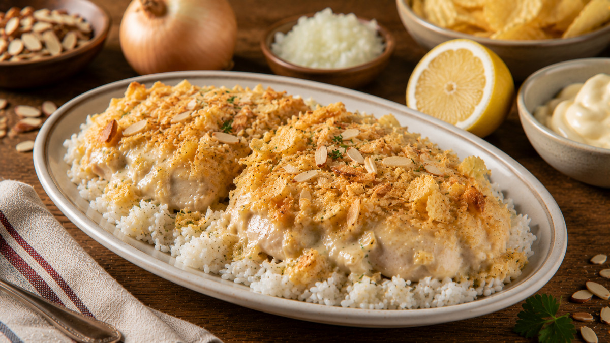 Baked Chicken Breasts with Almonds