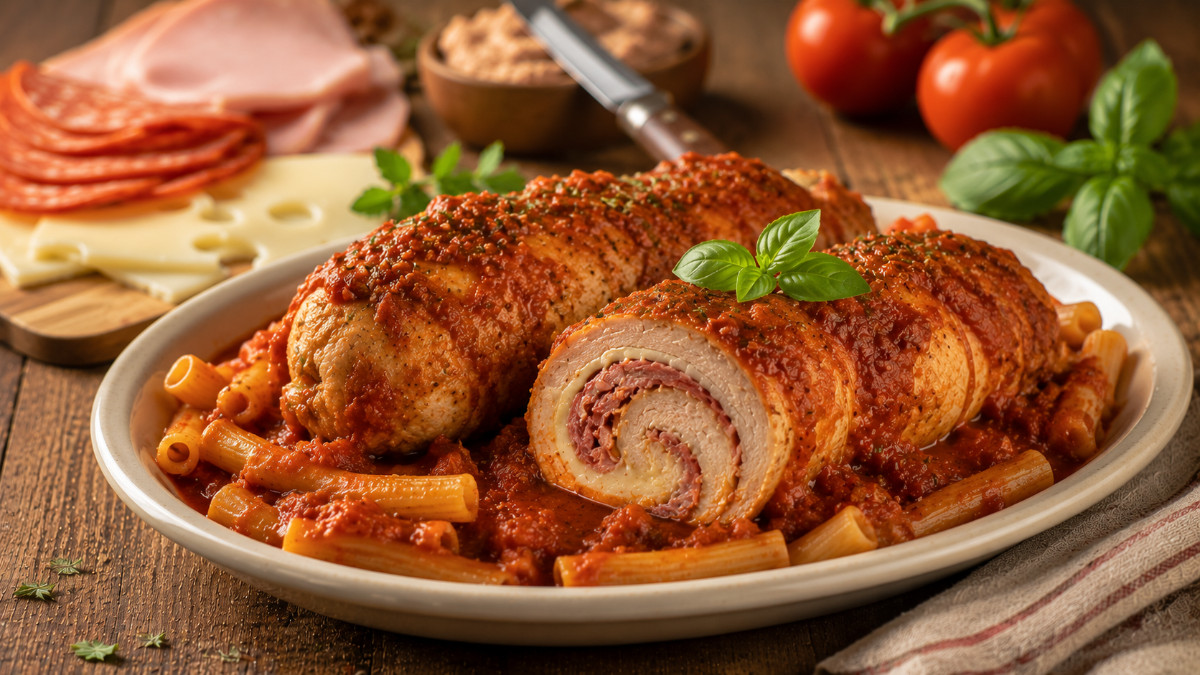 Baked Rolled Breasts a la Deli