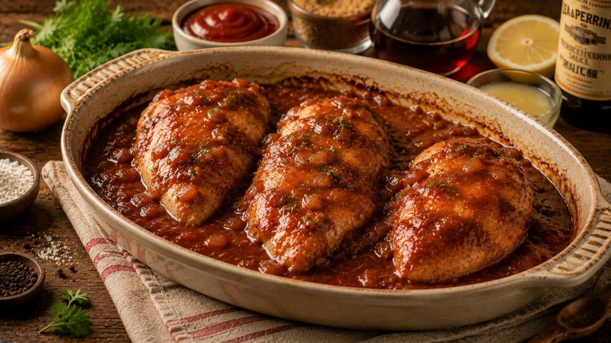 Chicken in Red Wine