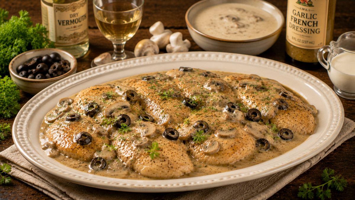 Chicken in Vermouth Sauce