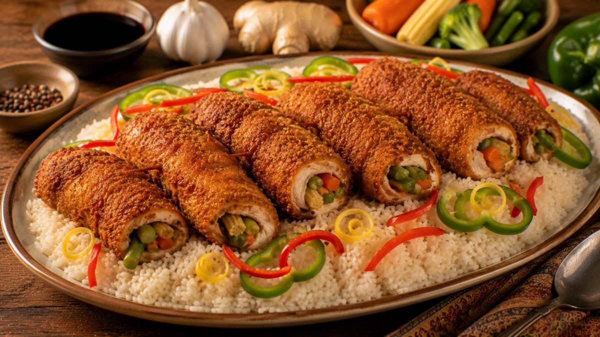 Chinese Chicken Roll-Ups