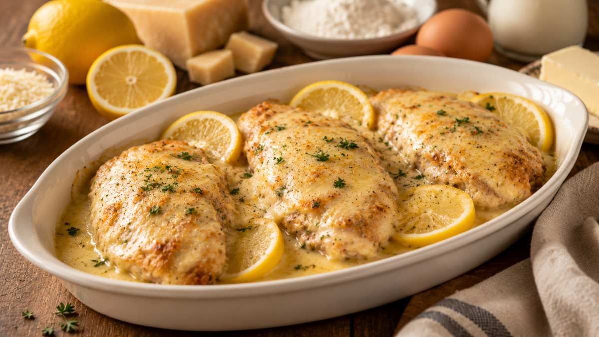 Lemony Parmesan Chicken