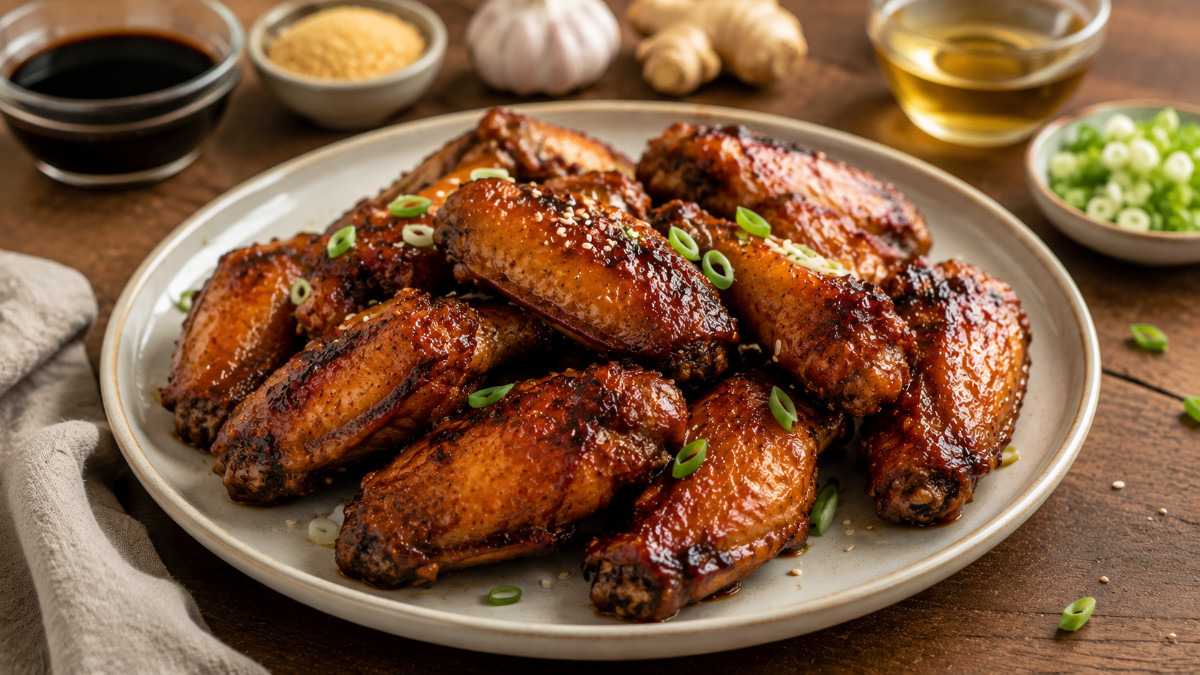 Barbecued Chicken Wings