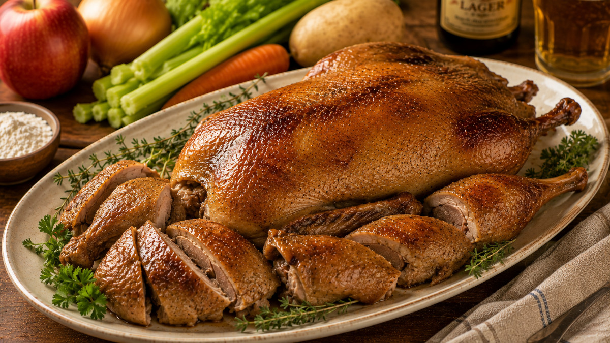 Duck Baked in Beer