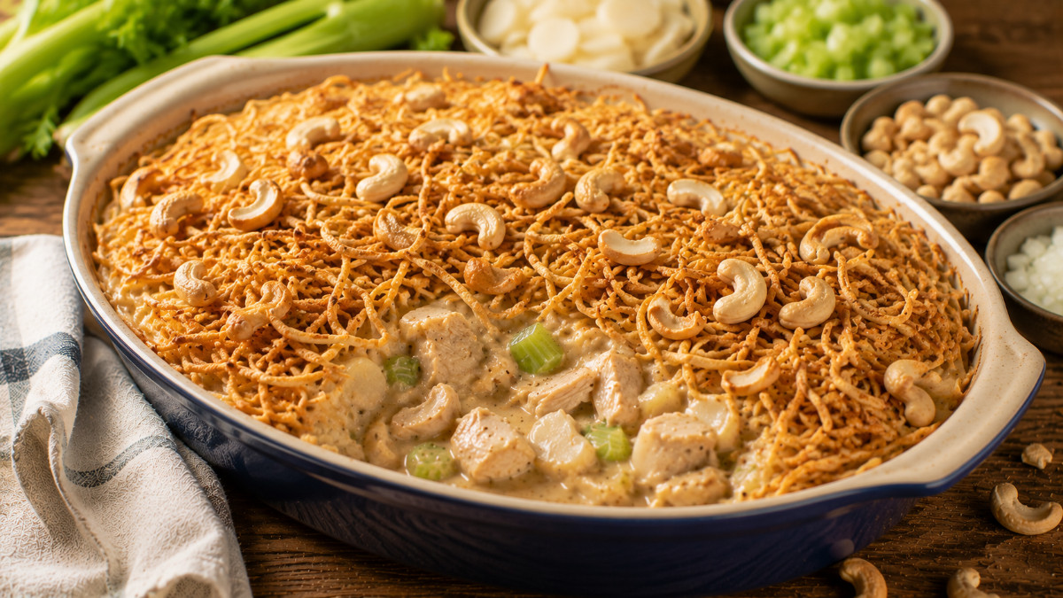 Crunchy Turkey Strata