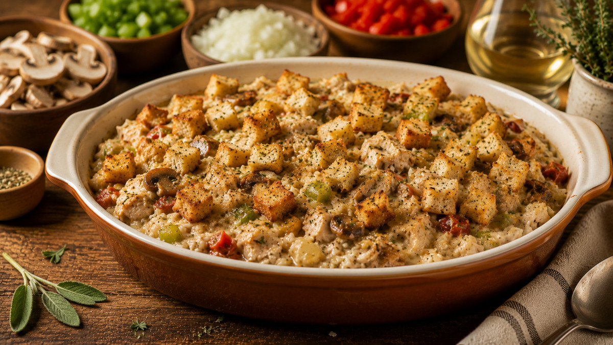 Turkey and Brown Rice Casserole