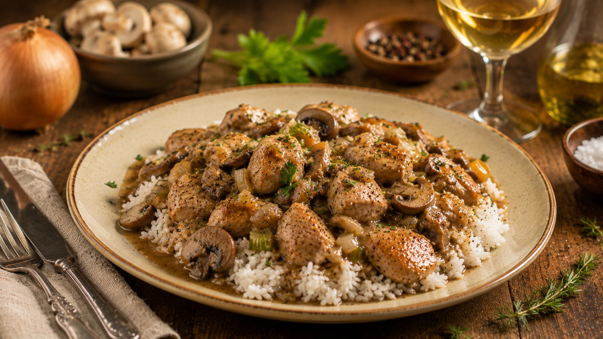 Pheasant Stroganoff