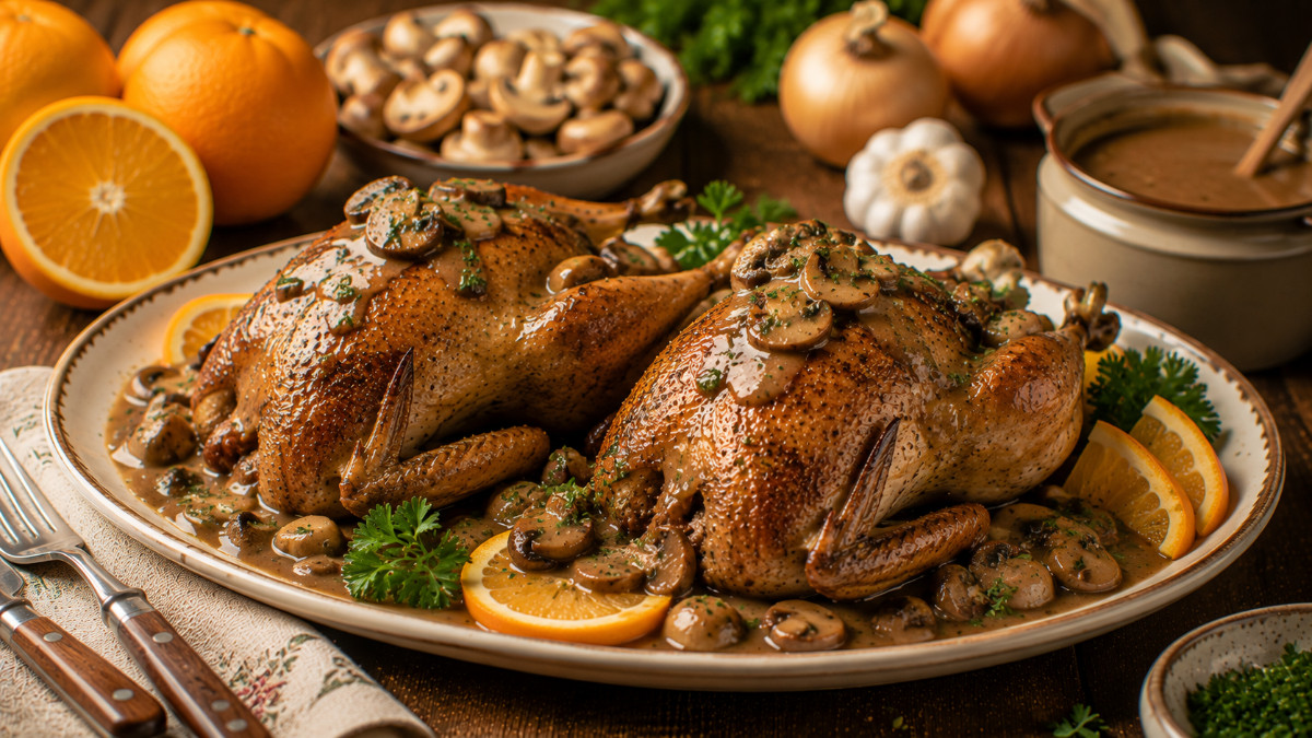 Pheasant a la Orange
