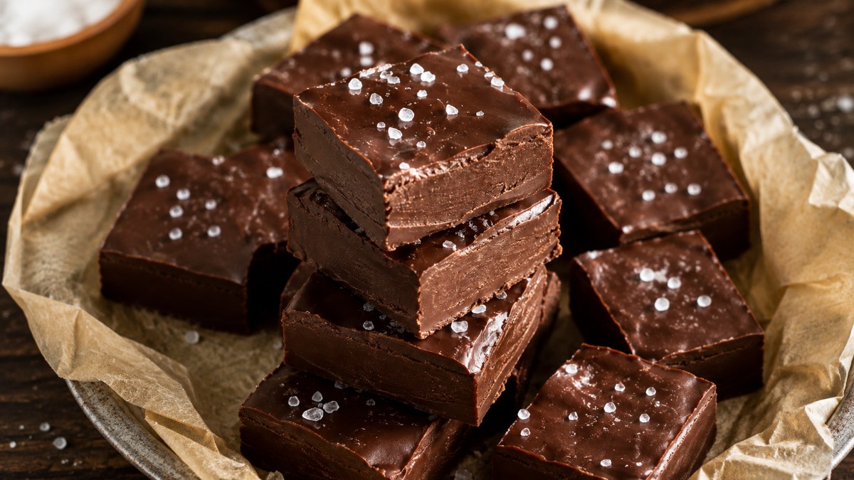 Chocolate Tahini Fudge