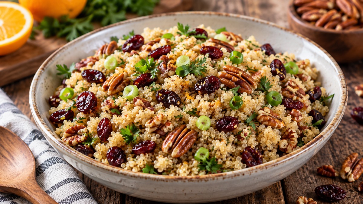 Cranberry Pecan Quinoa
