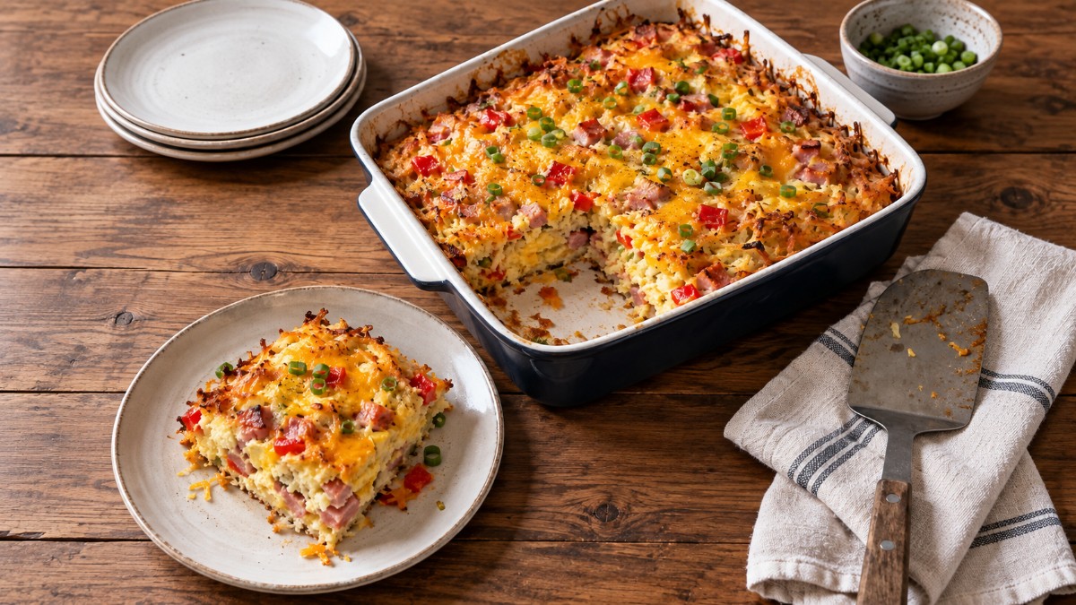 Ham Hash Brown Casserole