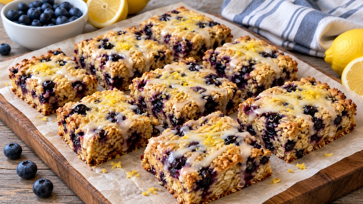 Blueberry Lemon Protein Bars